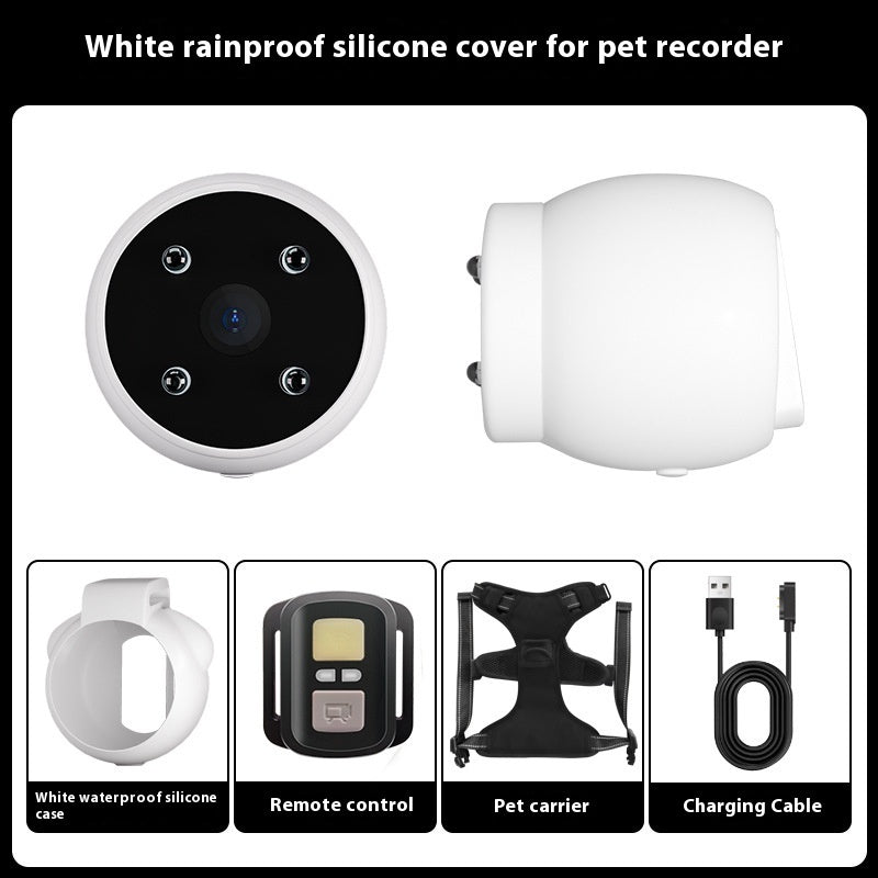 Pets Recorder Pet Tracker Collar Dogs And Cats Viewing Angle Motion Recording Camera Action Camera With Video Records Cat Collars Camera Sport Pet Products