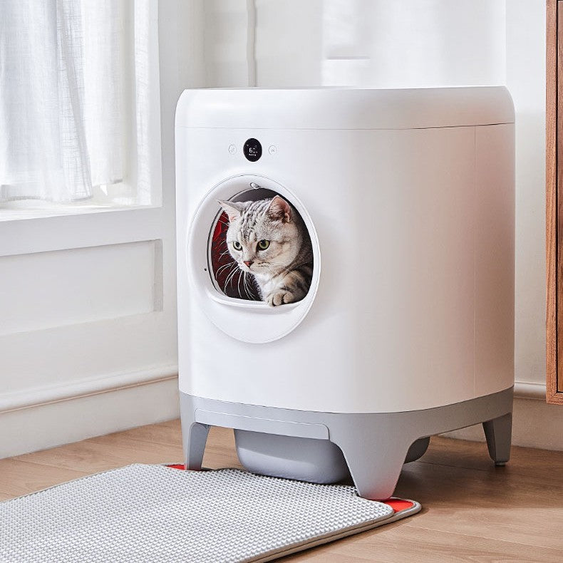 7L Large Capacity Quick Cleaning Smart Toilet APP Remote Control Auto Self-cleaning Automatic Cat Litter Box