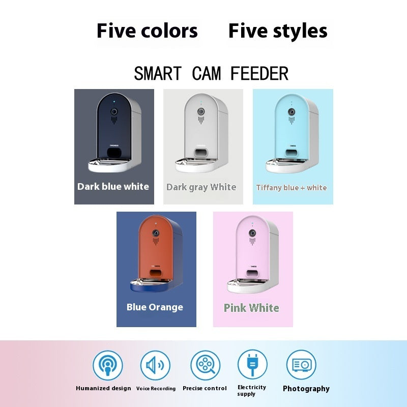 Smart Pet Feeder Automatic Feeding Remote Monitoring