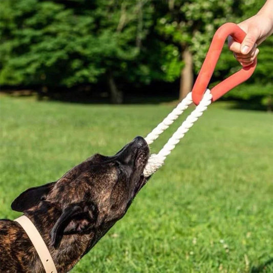 Exquisite Large Triangular Pull Ring, Bite-resistant And Wear-resistant Cotton Rope Pull Ring Toy Fully Interacts With Pets